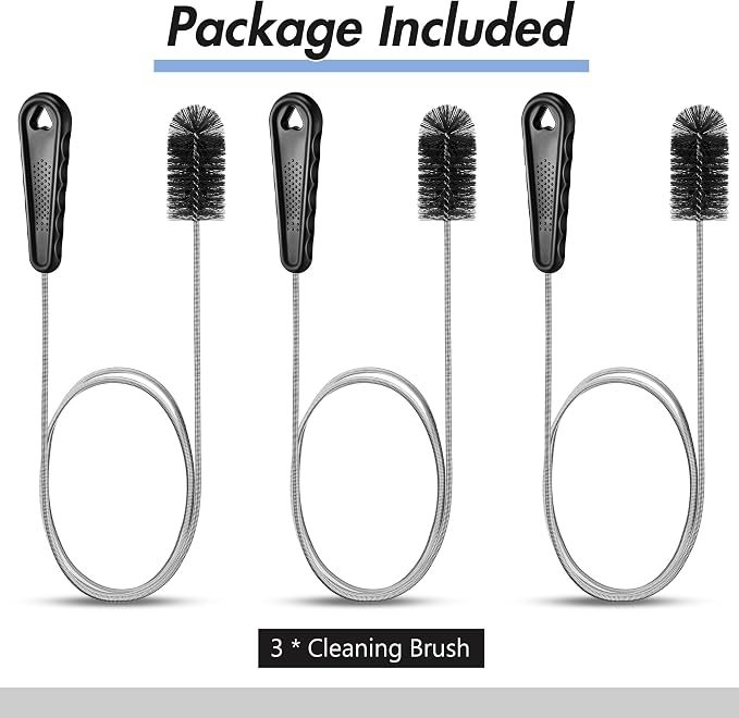 3 Pcs Condensate Trap Flexible Drain Brush, 48 Inch AC Drain Line Cleaning Brush - Image 7