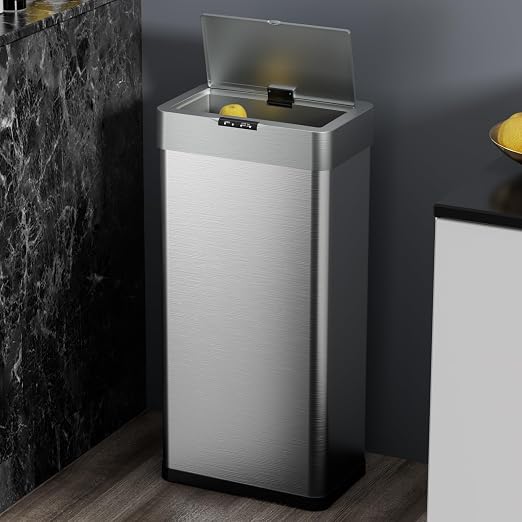 TLSUNNY 18.5 Gallon Motion Sensor Trash Can, Touchless Automatic Garbage Can - Image 8