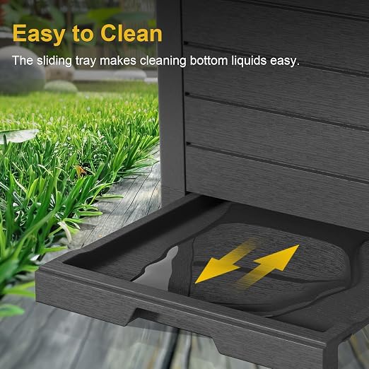 31 Gallon Outdoor Trash Can - Image 4