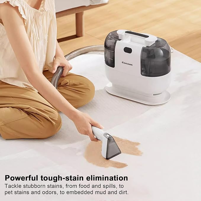 COCEAN Multi-Purpose Portable Carpet and Upholstery Cleaner, Carpet Cleaner - Image 3