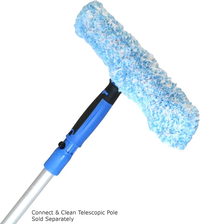 Unger Professional 14” Performance Grip Window Cleaner Scrubber, Gently Clean - Image 4