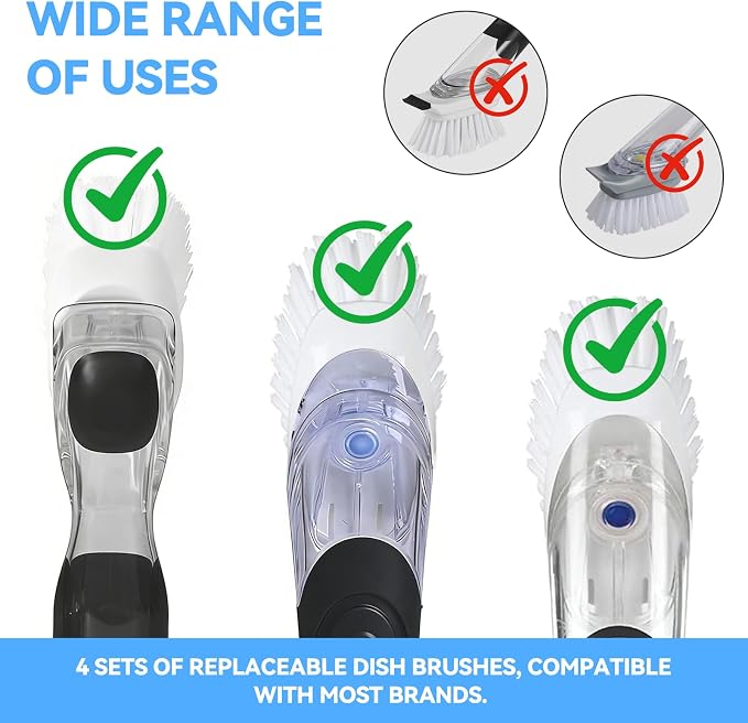 Dish Brush Refills 4 Pack - Image 2