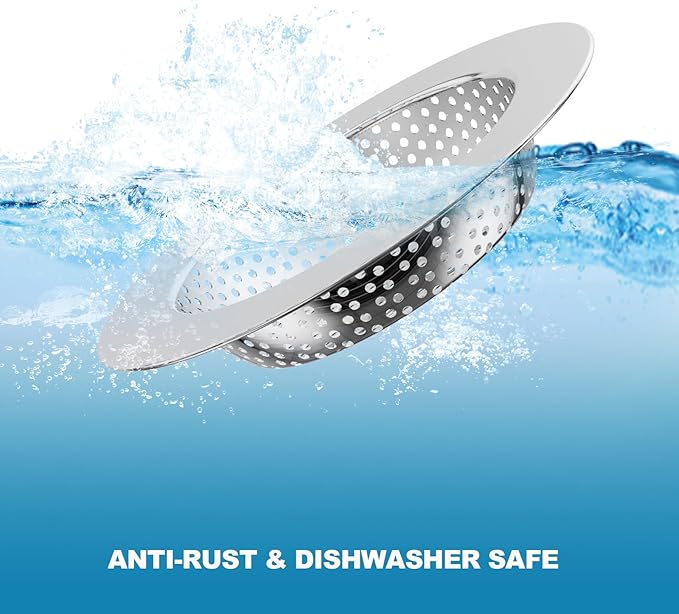 2PCS Kitchen Sink Drain Strainer/Catcher/Basket/Cover/Filter/Trap/Screen - Image 5