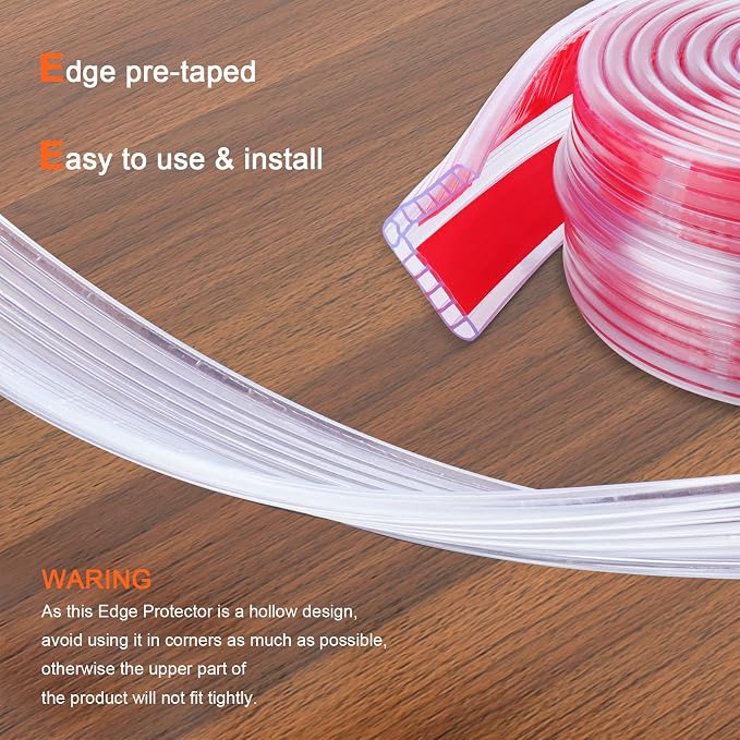 HOMREALM Baby Proofing 16.4ft Long Corner Protector Baby Corner Guards - Image 6