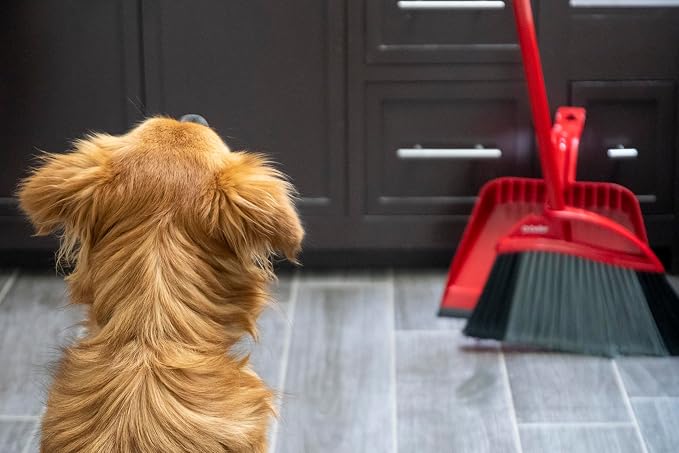 O-Cedar Pet Pro Broom with Step-On Dustpan | Remove 99% with One Sweep | - Image 16