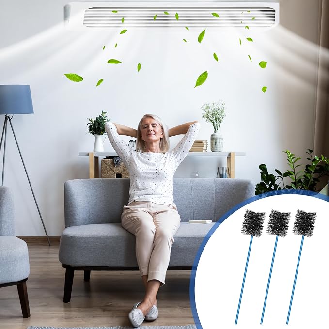3 Pcs Condensate Trap Flexible Drain Brush, 16 Inch AC Drain Line Cleaning Brush - Image 7