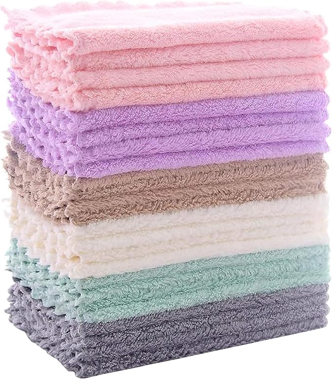 24 Pack Kitchen Dishcloths by Sunny+zzzZZ
