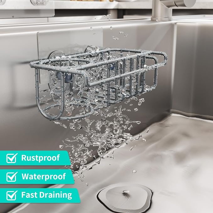 HapiRm Sink Caddy Sponge Holder - Image 3