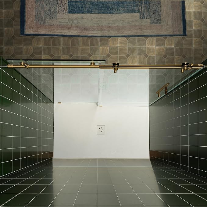 Woodbridge 57.5-60" W x 80" H Frameless Single Sliding Soft-Close Shower Door - Image 4