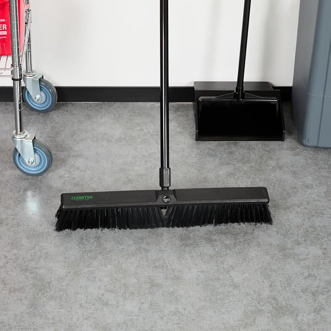 Restaurantware-BROOM HEAD ONLY: Clean Tek Professional 23.62-Inch Push Broom - Image 6