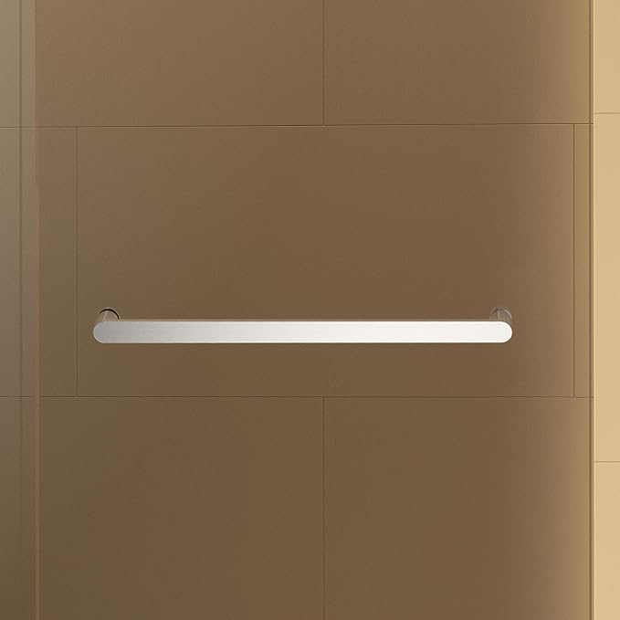 Monaco 56.5-60" W x 78" H 3/8" Twinglide Frameless Shower Door - Image 6