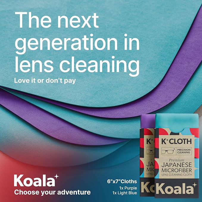 Koala Lens Cleaning Cloth | Japanese Microfiber | Glasses Cleaning Cloths | - Image 6