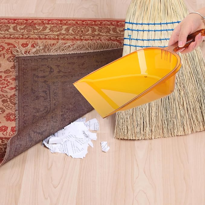 Yellow Thickened Handheld Dustpan Shovel - Image 5