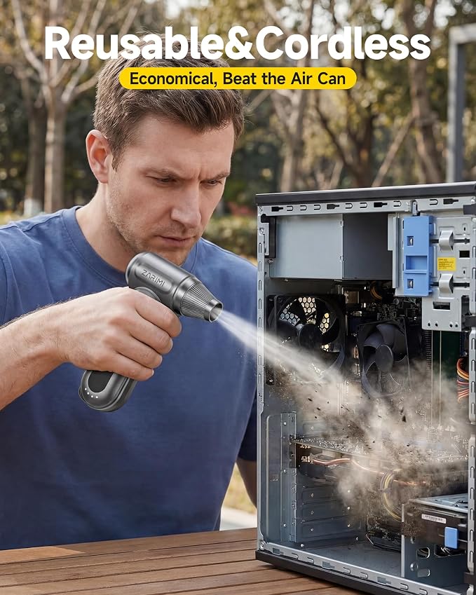Electric Compressed Air Duster, 170000RPM High-Speed Cordless Air Blower - Image 4