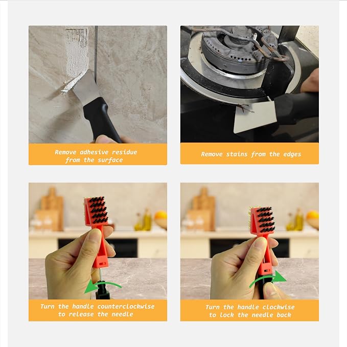 3Pcs, Brass Brush, Wire Brush, Metal Brush, Nylon Brush, Rust Cleaner - Image 7
