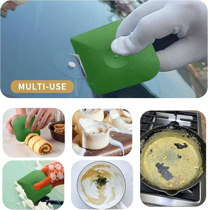 Herda Pan Scraper Pot Scraper Plastic Kitchen Scraper Tool, Cast Iron - Image 6
