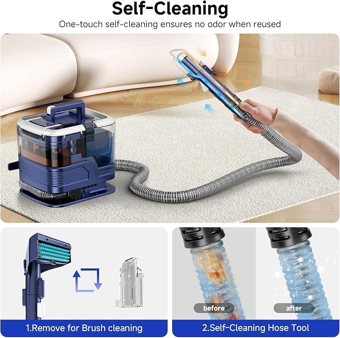 Portable Carpet Cleaner & Upholstery Cleaner Machine - Image 5