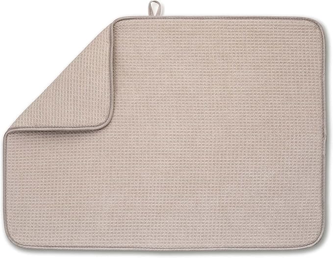 Bellemain XXL Dish Mat 24" x 17" Microfiber Dish Drying Mat, Super absorbent by Bellemain