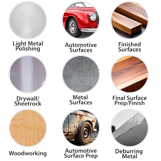 5" Abrasive Pad Hook & Loop Round Non-Woven Surface Prep Discs, Polish Wood - Image 5