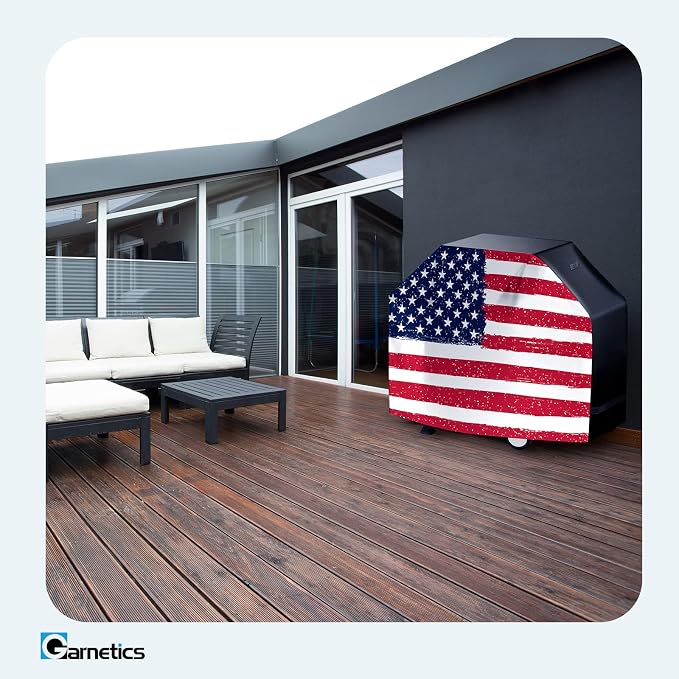 US Flag 64 Inch Grill Cover - Image 7