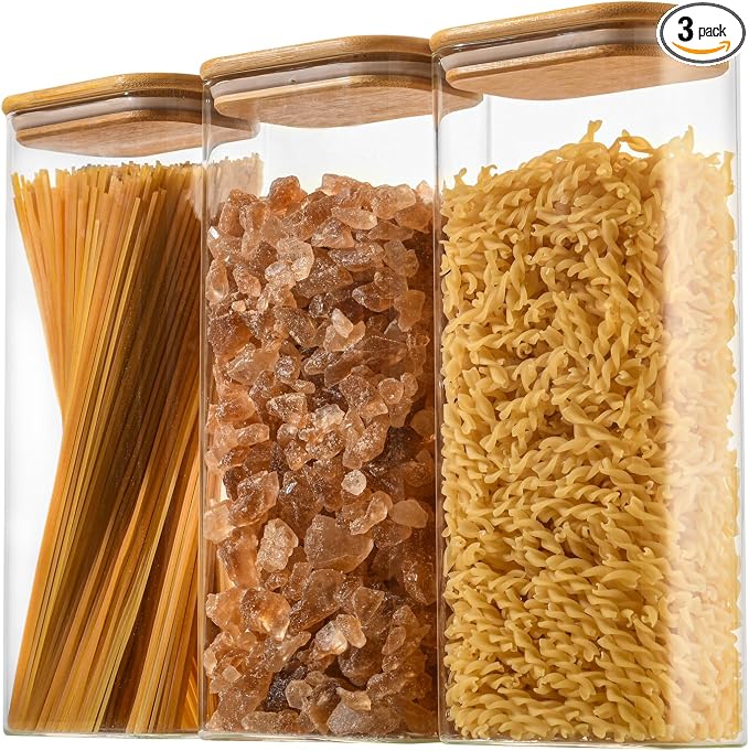 71oz Rectangle Airtight Glass Storage Containers by Delicatedtoservicecustomer