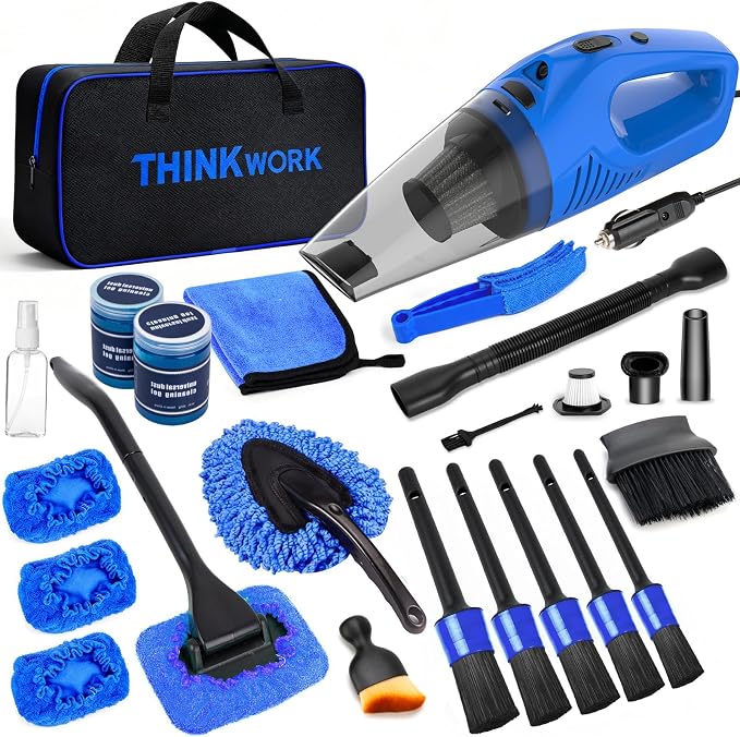 THINKWORK Car Cleaning Kit Car Detailing Kit, Car Cleaning Kit Interior Cleaner - Image 9