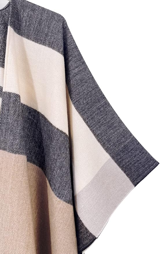 Breezy Lane Women's Shawl Wraps Warm Poncho Ruana Wrap Cardigan