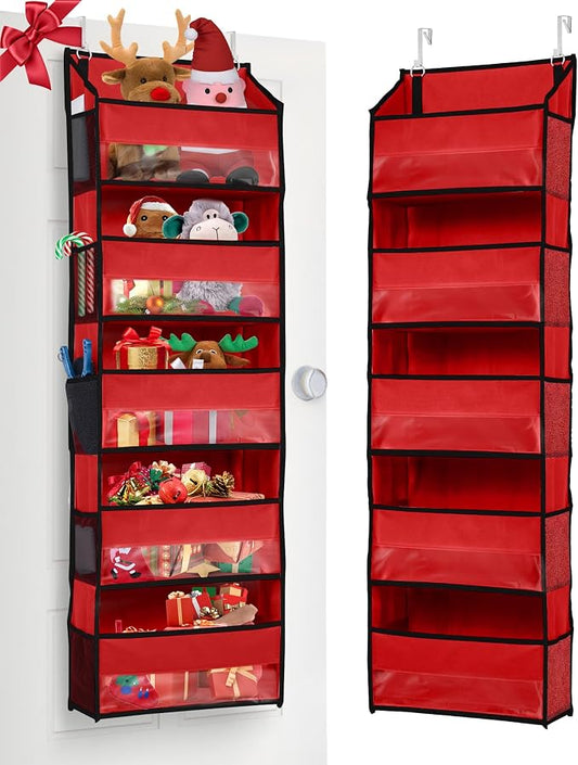 ULG 1 Pack Over The Door Organizer – 5 Shelf Door Organizer Hanging & 10 Side by ULG