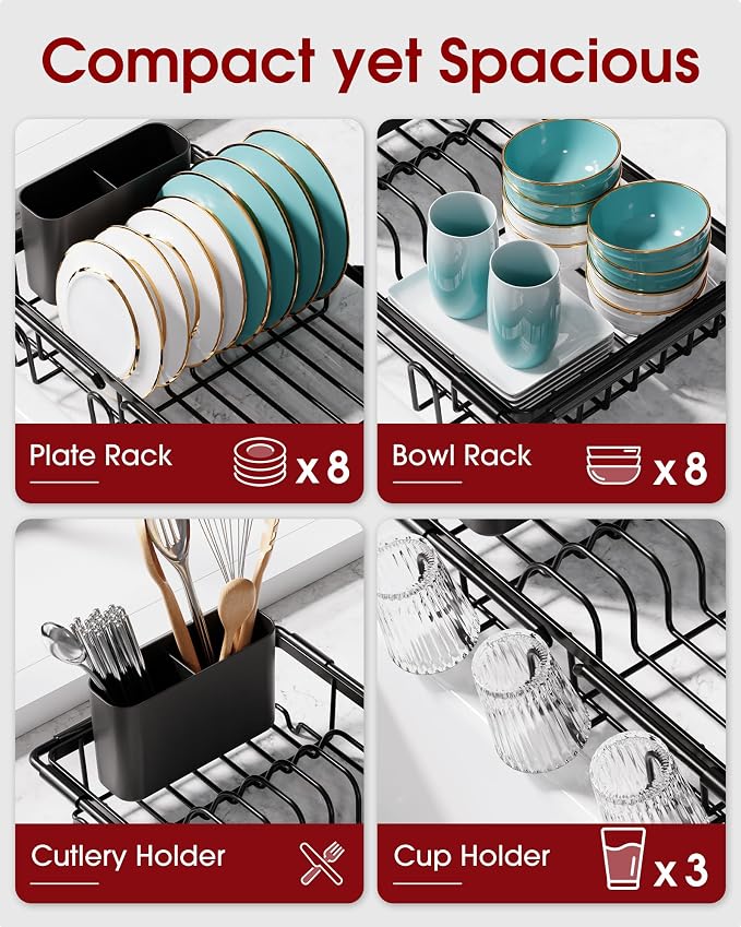 Dish Drying Rack in Sink - Image 2