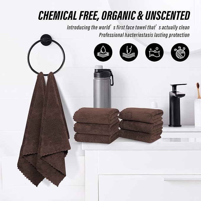 MOONQUEEN 6 Pack Premium Hand Towels - Image 6