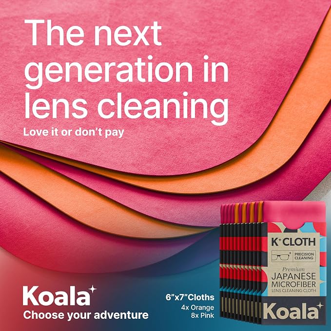 Koala Lens Cleaning Cloth | Japanese Microfiber | Glasses Cleaning Cloths | - Image 6