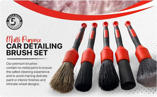 Preimum Car Detailing Brush Set by 55techMotors