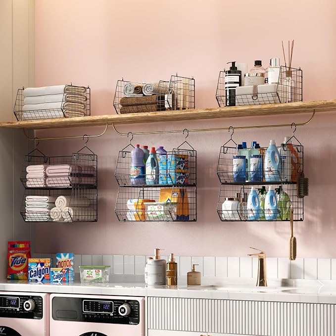 5 Tier Extra Large Closet Hanging Organizer - Image 8