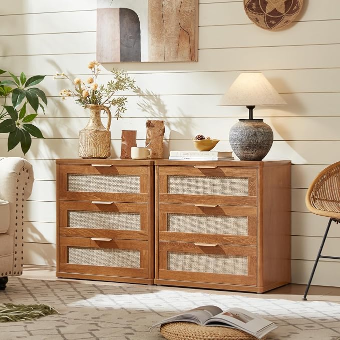 LEYAOYAO Rattan Night Stand - Image 7
