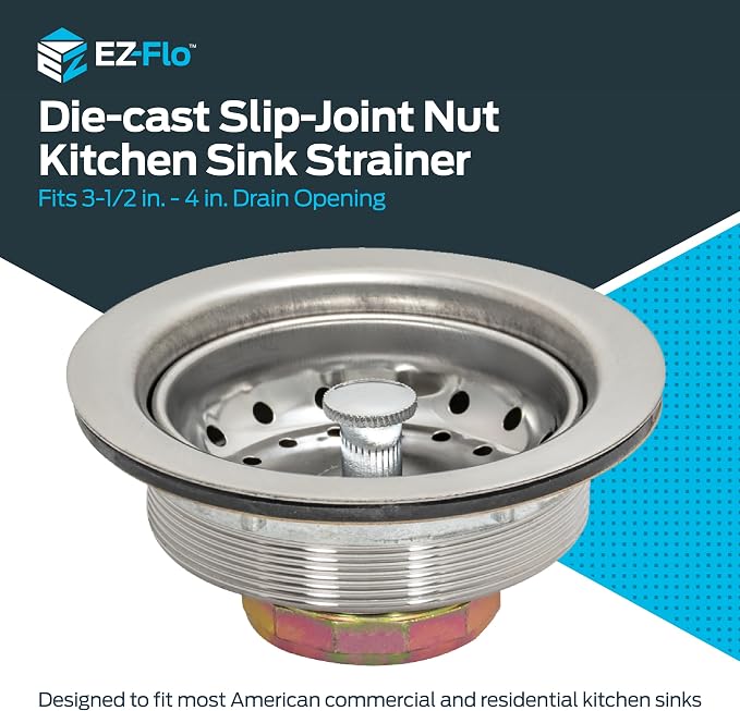EZ-FLO Kitchen Sink Strainer - Image 2