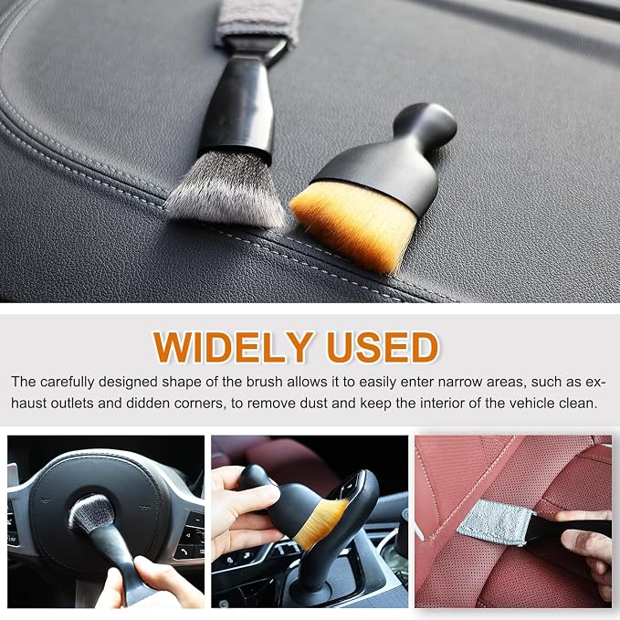 3 Pcs Exquisite Microfiber Duster Brushes, Small Dust Brushes, Feather Duster - Image 6