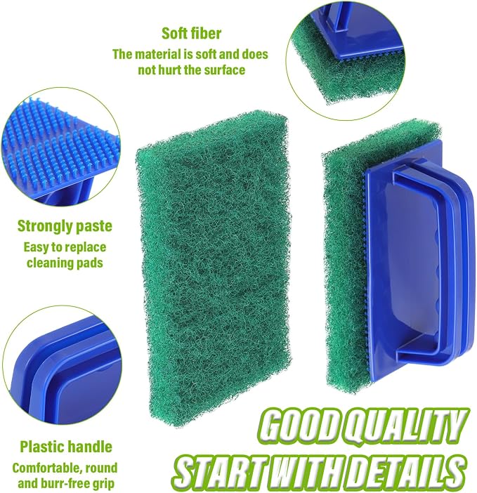 5 Pack Electric Cleaning Brush Pad Kitchen Bathroom Household Cleaning Pad - Image 3