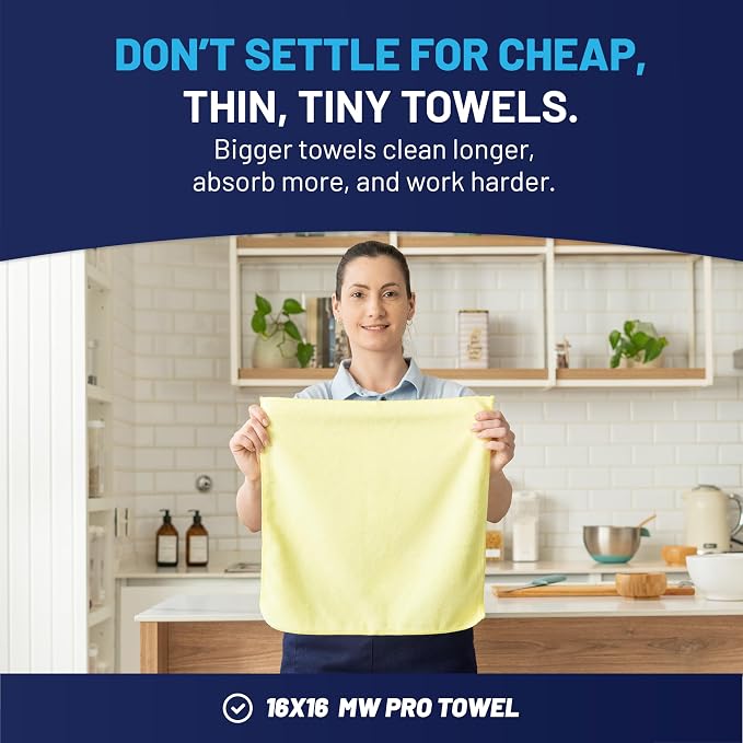 MW Pro Microfiber Cleaning Cloth | Blue - Image 3