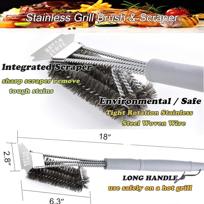 Grill Brush and Scraper-Best BBQ Brush - Image 5
