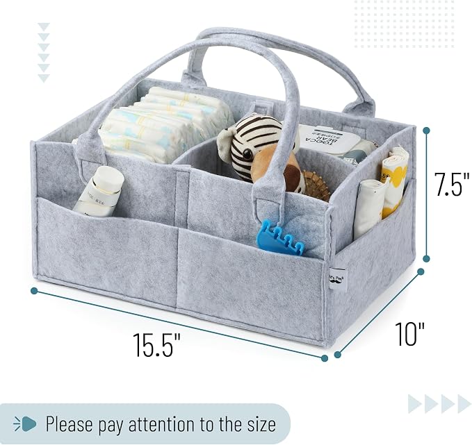 Mr. Pen- Baby Diaper Caddy Organizer, Diaper Organizer, Car Diaper Caddy - Image 2