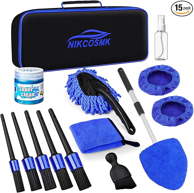 Windshield Cleaner Tool, Car Cleaning Kit Interior Cleaner, Car Detailing by NIKCOSMK