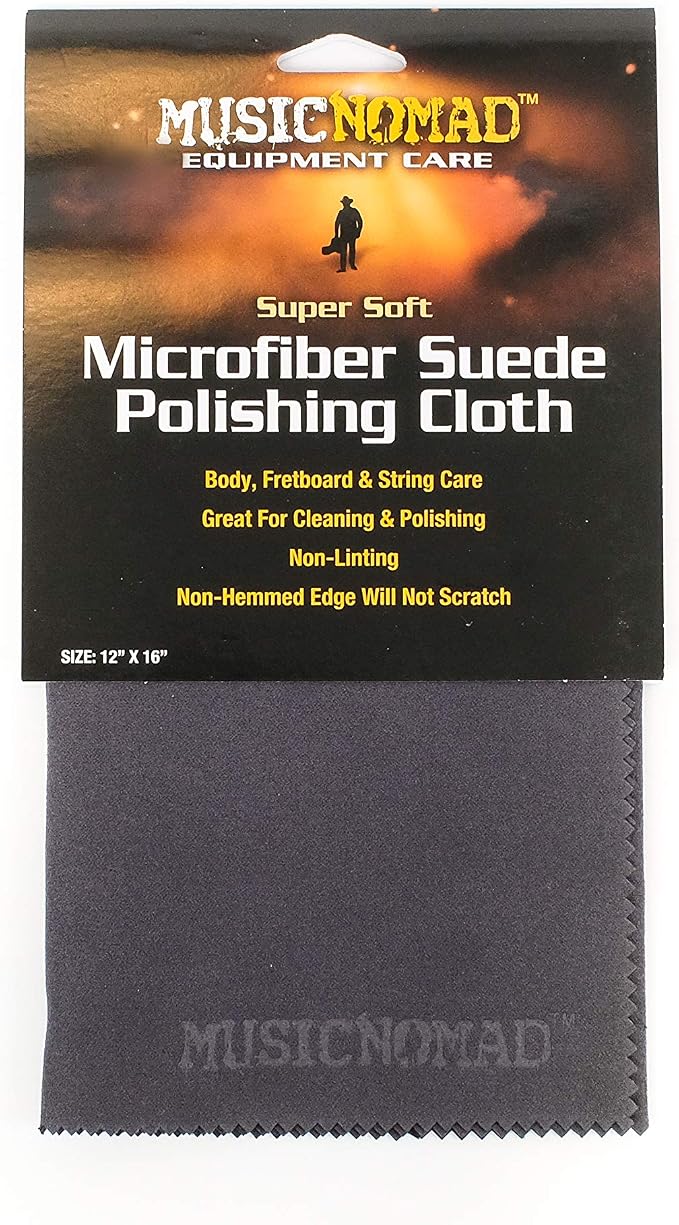MusicNomad Microfiber Suede Polishing Cloth by MusicNomad