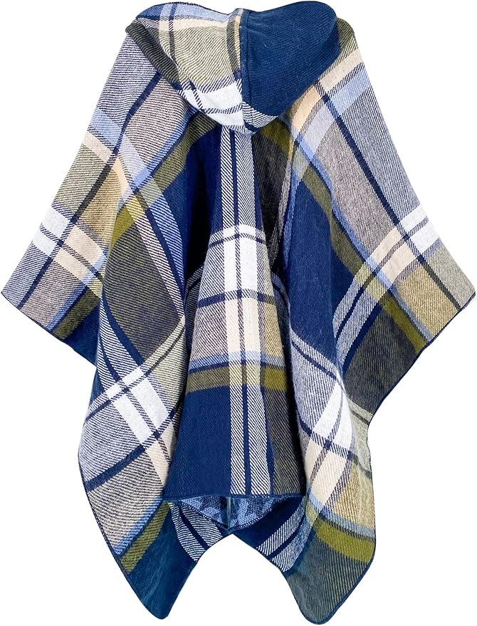 Breezy Lane Women's Shawl Wraps Warm Poncho Ruana Wrap Cardigan