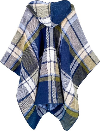 Breezy Lane Women's Shawl Wraps Warm Poncho Ruana Wrap Cardigan