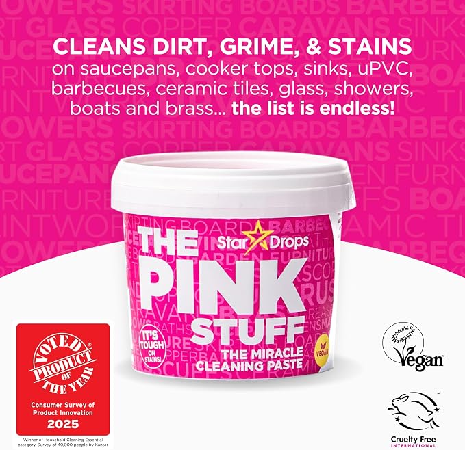 Stardrops The Pink Stuff Miracle Cleaning Paste – All Purpose Cleaner - Image 14
