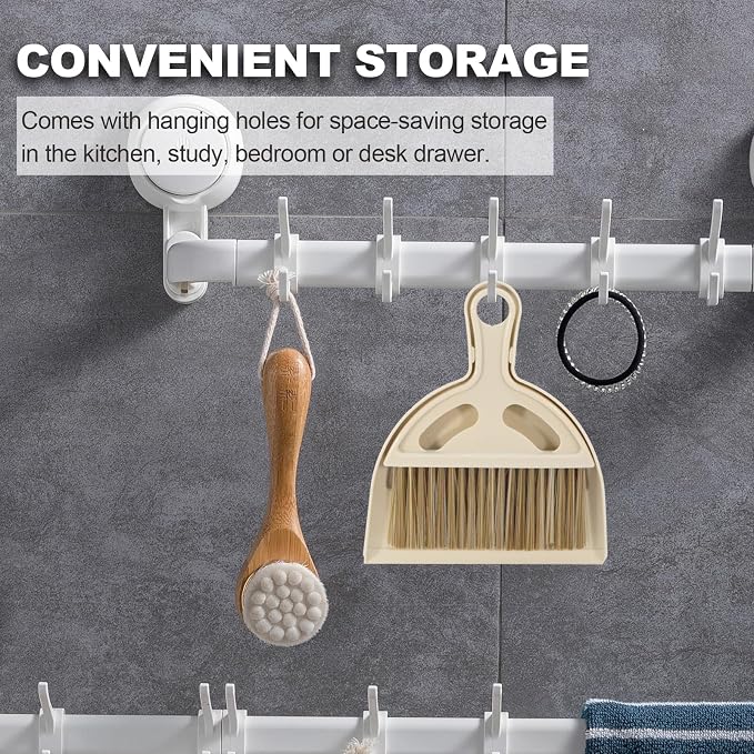 Mini Broom and Dustpan Set Hand Broom - Image 7