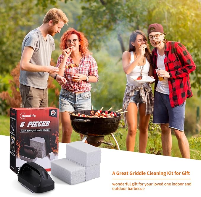 Grill Cleaner with Handle, Grill Cleaning Kit Tool - Image 7
