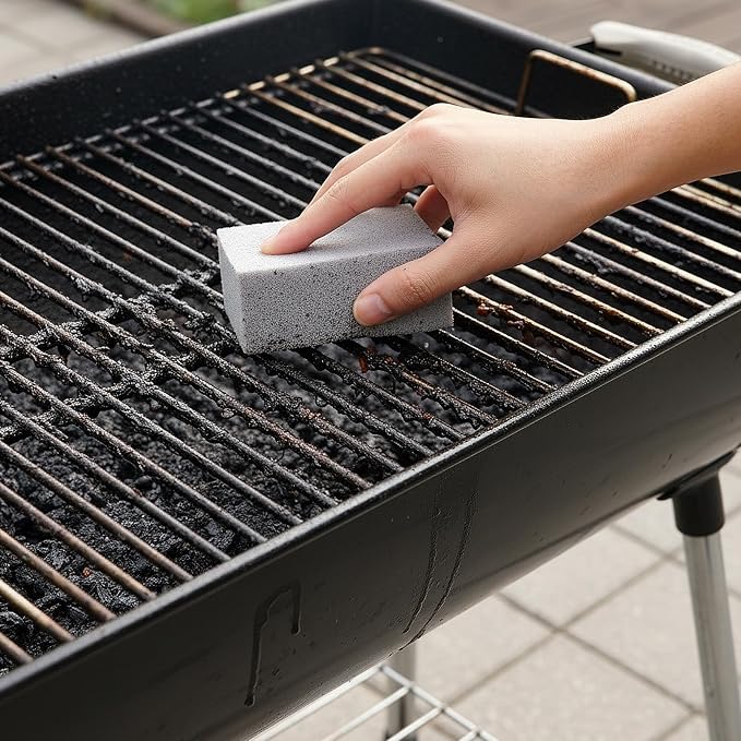 4 Pack Grill Cleaning Bricks, Pumice Stone - Image 3
