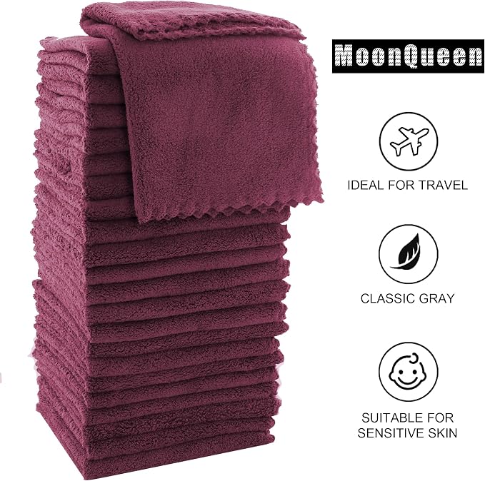MOONQUEEN Ultra Soft Premium Washcloths Set - Image 6
