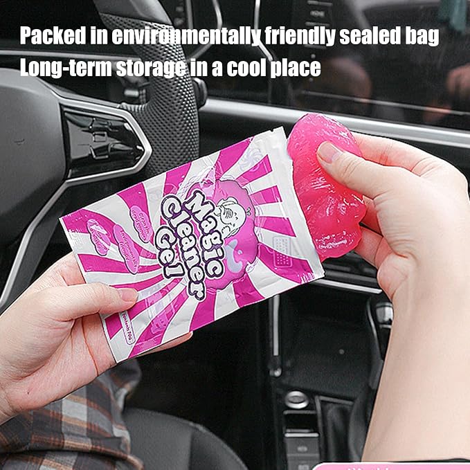Car Cleaning Gel, Car Wash Interior Dust Remover Glue - Image 4